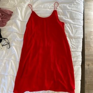 Red shift dress. Never worn.
